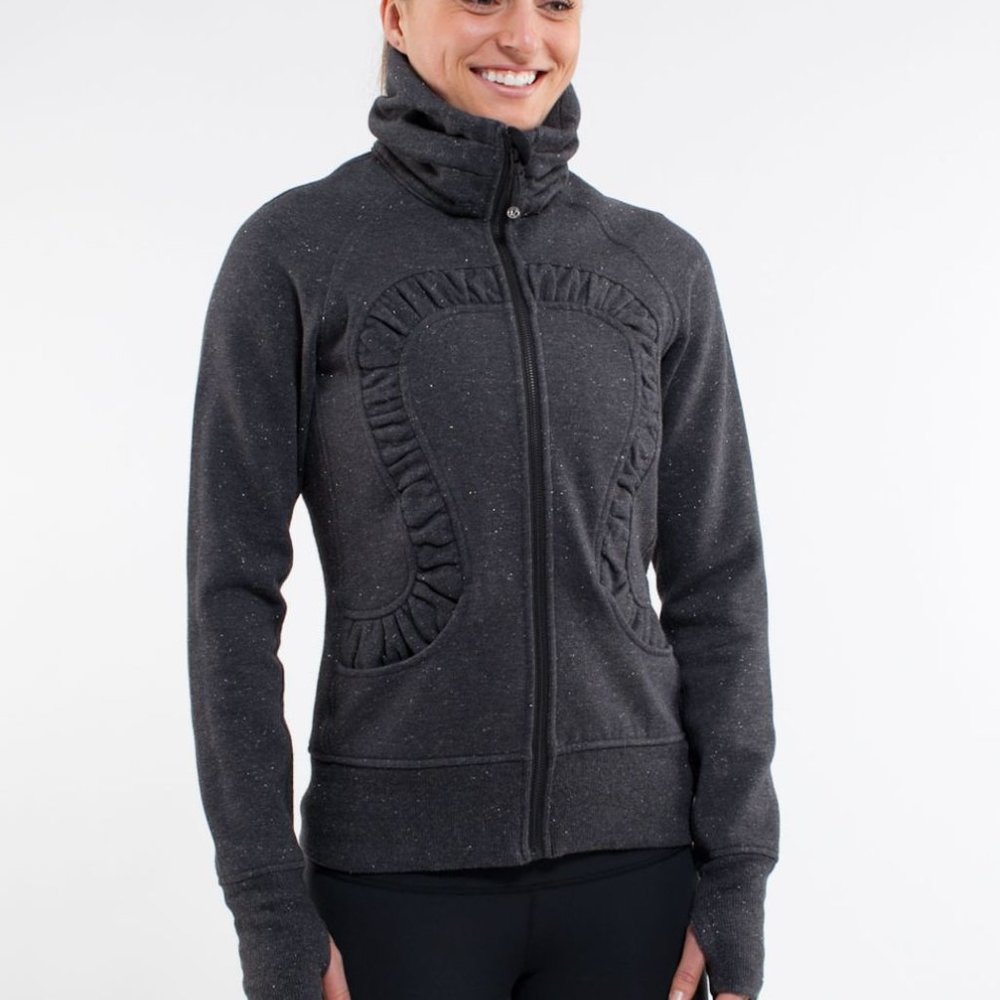 lululemon athletica Gray Zip-Up Jacket